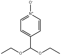 Pyridine, 4-(diethoxyMethyl)-, 1-oxide Struktur