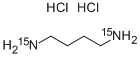 1,4-DIAMINOBUTANE-15N2 DIHYDROCHLORIDE Struktur