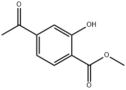 4-ACETYL-2-HYDROXY-BENZOIC ACID METHYLESTER Struktur