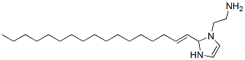 2-(heptadecenyl)-2,3-dihydro-1H-imidazole-1-ethylamine Struktur