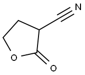 TETRAHYDRO-2-OXO-3-FURANCARBONITRILE Struktur