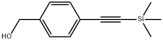 4-(TRIMETHYLSILYLETHYNYL)BENZYL ALCOHOL Struktur