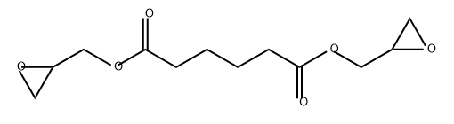 bis(2,3-epoxypropyl) adipate Struktur