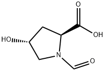 Proline, 1-formyl-4-hydroxy-, L- (8CI) Struktur