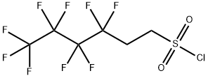 3,3,4,4,5,5,6,6,6-nonafluorohexane-1-sulphonyl chloride Struktur