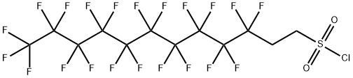 3,3,4,4,5,5,6,6,7,7,8,8,9,9,10,10,11,11,12,12,12-henicosafluorododecane-1-sulphonyl chloride Struktur