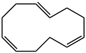 TRANS,CIS,CIS-1,5,9-CYCLODODECATRIENE Struktur