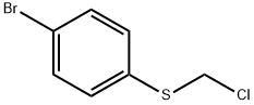 p-Bromophenyl(chloromethyl) sulfide Struktur