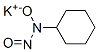 N-cyclohexyl-N-nitrosohydroxylamine, potassium salt Struktur