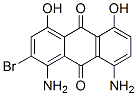 1,8-diaminobromo-4,5-dihydroxyanthraquinone Struktur