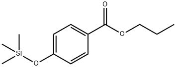 4-[(Trimethylsilyl)oxy]benzoic acid propyl ester Struktur