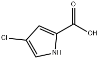 4-CHLORO-1H-PYRROLE-2-CARBOXYLIC ACID Struktur