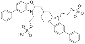 5,5'-DIPHENYL-9-ETHYL-3-(ETH-2-YLSULFURIC ACID)-3'-(2-SULFATO-ETH-1-YL)CARBOCYANINE, INNER SALT Struktur