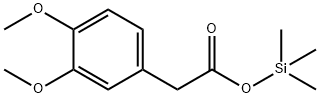 3,4-Dimethoxybenzeneacetic acid trimethylsilyl ester Struktur