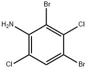 2,4-DIBROMO-3,6-DICHLOROANILINE Struktur