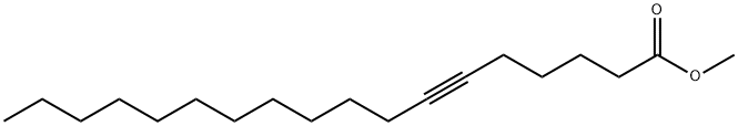 6-Octadecynoic acid methyl ester Struktur