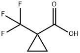 1-TRIFLUOROMETHYLCYCLOPROPANE-1-CARBOXYLIC ACID Struktur