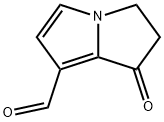 1H-Pyrrolizine-7-carboxaldehyde, 2,3-dihydro-1-oxo- (8CI,9CI) Struktur