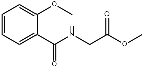 N-(2-Methoxybenzoyl)glycine methyl ester Struktur