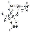 Diphosphoric acid trihydrogen ammonium salt Struktur