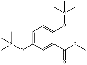 2,5-Bis[(trimethylsilyl)oxy]benzoic acid methyl ester Struktur