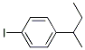 Benzene, 1-iodo-4-(1-Methylpropyl)- Struktur