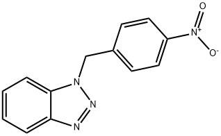 1-(4-Nitrobenzyl)-1H-benzotriazole Struktur