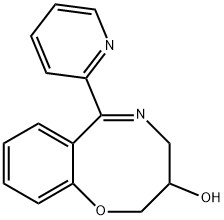 3,4-Dihydro-6-(2-pyridyl)-2H-1,5-benzoxazocin-3-ol Struktur