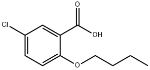 2-butoxy-5-chlorobenzoic acid Struktur