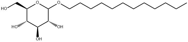 dodecyl D-glucoside Struktur