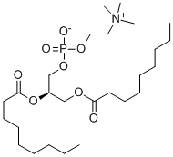 1,2-DINONANOYL-SN-GLYCERO-3-PHOSPHOCHOLINE Struktur