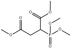 dimethyl (dimethoxyphosphinyl)succinate  Struktur