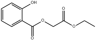 2-ethoxy-2-oxoethyl salicylate  Struktur