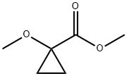 1-METHOXYCYCLOPROPANECARBOXYLIC ACID METHYL ESTER Struktur