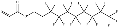 1H,1H,2H,2H-Heptadecafluorodecyl acrylate Structure