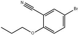 5-BROMO-2-PROPOXY-BENZONITRILE Struktur