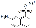 sodium 7-aminonaphthalene-1-sulphonate  Struktur