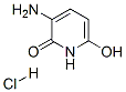 3-amino-6-hydroxy-2-pyridone hydrochloride Struktur