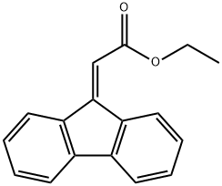 ETHYL 9-FLUORENYLIDENEACETATE Struktur