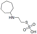 Thiosulfuric acid hydrogen S-[2-(cycloheptylamino)ethyl] ester Struktur