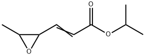 2-Propenoicacid,3-(3-methyloxiranyl)-,1-methylethylester(9CI) Struktur