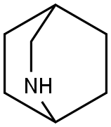 2-azabicyclo[2.2.2]octane Struktur