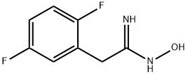 2-(2,5-DIFLUORO-PHENYL)-N-HYDROXY-ACETAMIDINE Struktur