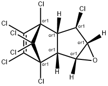 Heptachlor- endo- epoxide(trans-，isomer A) Struktur