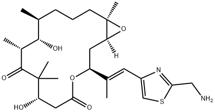 (1S,3S,7S,10R,11S,12S,16R)-3-[(1E)-2-[2-(Aminomethyl)-4-thiazolyl]-1-methylethenyl]-7,11-dihydroxy-8,8,10,12,16-pentamethyl-4,17-dioxabicyclo[14.1.0]heptadecane-5,9-dione