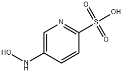 2-Pyridinesulfonic acid, 5-(hydroxyamino)- Struktur