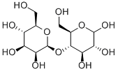 4-O-(b-D-Mannopyranosyl)-D-glucose Struktur