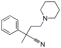 2-methyl-2-phenyl-4-(1-piperidyl)butanenitrile Struktur