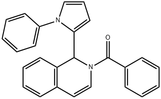 2-BENZOYL-1-(1-PHENYL-1H-PYRROL-2-YL)-1,2-DIHYDROISOQUINOLINE Struktur