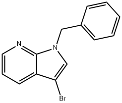 1-BENZYL-3-BROMO-7-AZAINDOLE Struktur